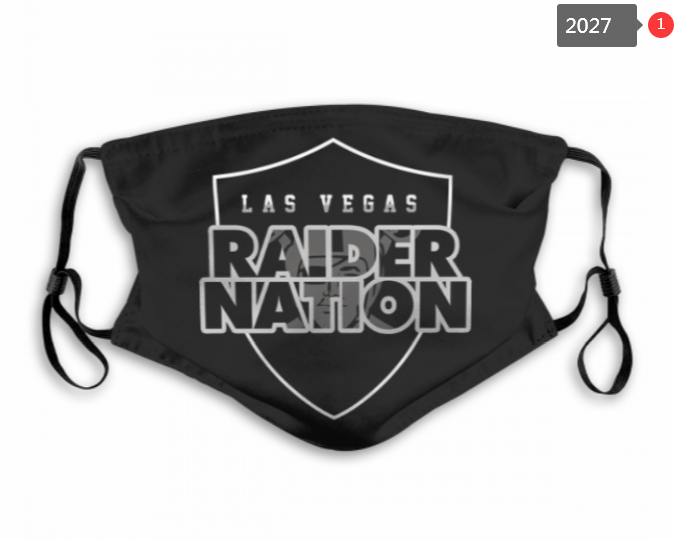 NFL Oakland Raiders #31 Dust mask with filter